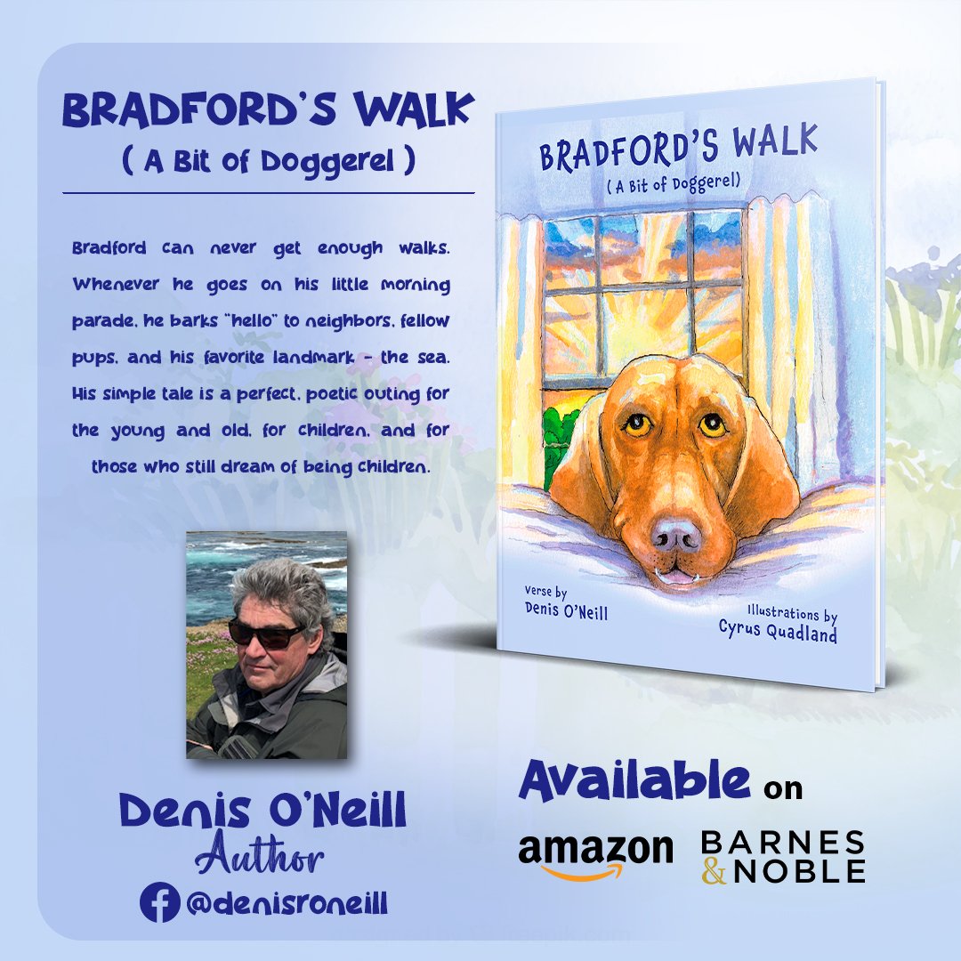 Denis O'Neill is a screenwriter who has worked on movies like 'The River Wild.' He's also a writer and has authored five books, including a memoir and two thrillers. One of his books, 'Bradford's Walk,' tells a heartwarming story of a boy and his dog, Bradford, walking through