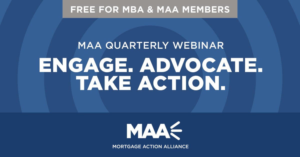 Join us Thursday, May 2 for an exclusive update on Capitol Hill during #MAAActionWeek with MBA's Legislative and Political Affairs Team. Get key policy updates and real-life examples of how MBA staff is advocating for our association members. Register: bit.ly/3JtR8Pa.