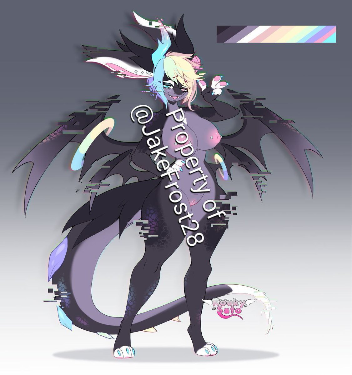 <a href="/thejobfish/">Joozon🔞</a> @ChrystalRo12 Couldn't help but enter this xD. I'm a bat lover :) here's my dragon gal Senna!