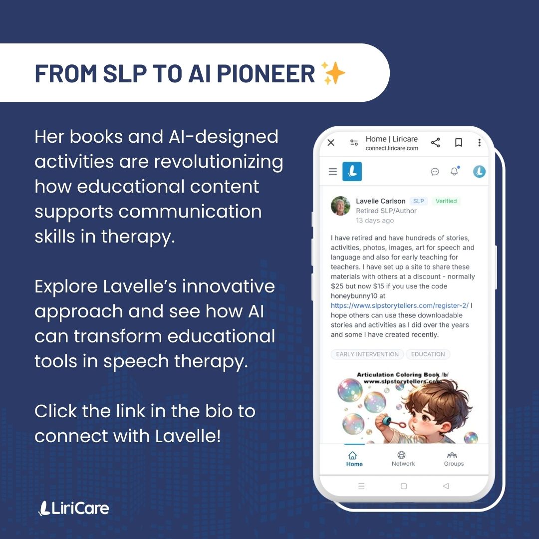 Lavelle Carlson is transforming speech therapy! From SLP to children's author and AI innovator, her work at slpstorytellers.com is revolutionizing learning tools. Dive into how AI enhances educational content for better communication.
#SLP #SLP2024 #speechtherapy