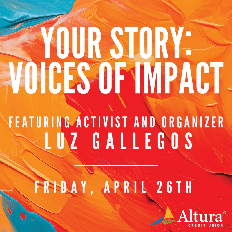 REMINDER! The premiere of the fourth episode of our series – Your Story: Voices of Impact is only ONE WEEK AWAY! 🧡

Click here to sign up:
alturacu.com/bene.../altura…

#AlturaCU #AlturaCares #YourStory #VoicesofImpact #riverside #riversidecalifornia #inlandempire