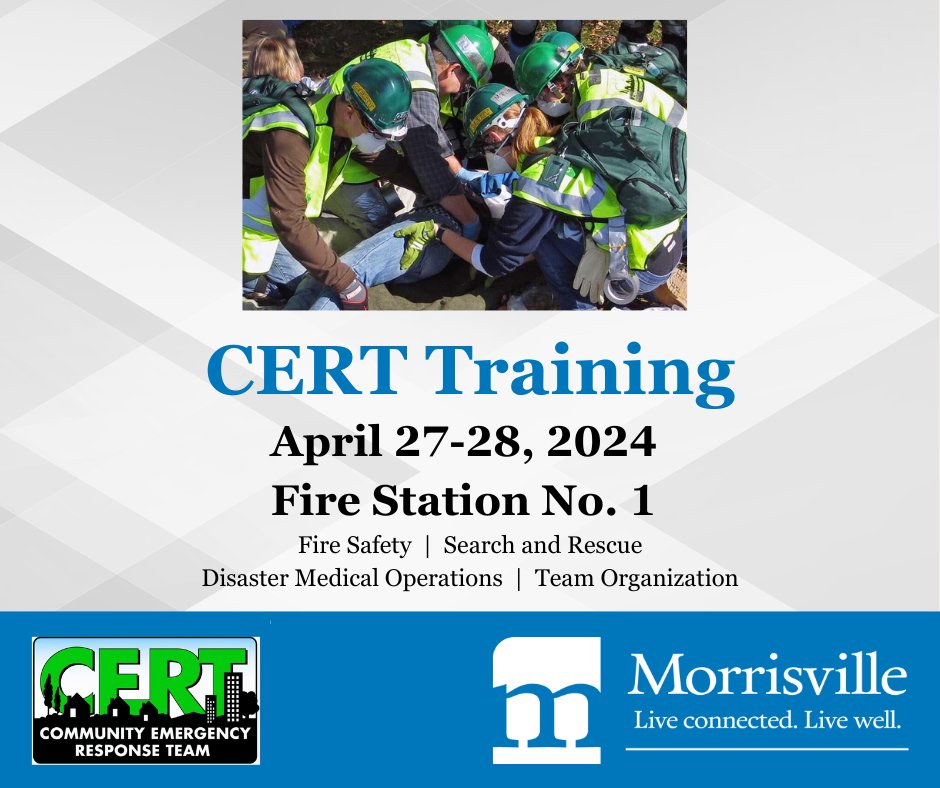 CERT training teaches disaster response skills to safely help those around you when disaster strikes and when professional responders aren’t available. Learn how to protect yourself, your loved ones, and your community. Explore more at bit.ly/3EbTQ9m