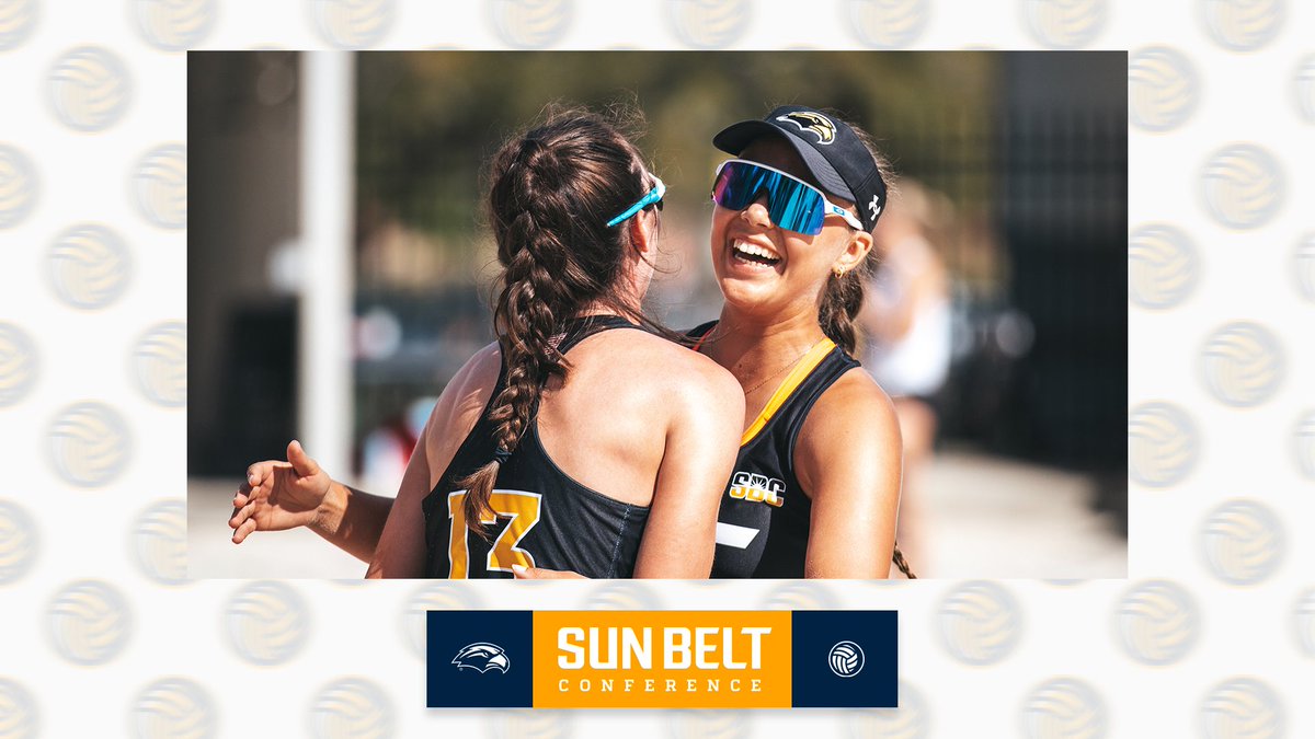 𝗧𝗢𝗣 𝗧𝗔𝗡𝗗𝗘𝗠: 𝗦𝗢𝗨𝗧𝗛𝗘𝗥𝗡 𝗠𝗜𝗦𝗦

Featured in the latest edition of the #SunBeltBVB 'Top Tandem' series is @SouthernMissBVB graduate student Sarah Murczek and junior Ola Chudzik. ☀️🏖️🏐

📰 » sunbelt.me/3U2KVyU