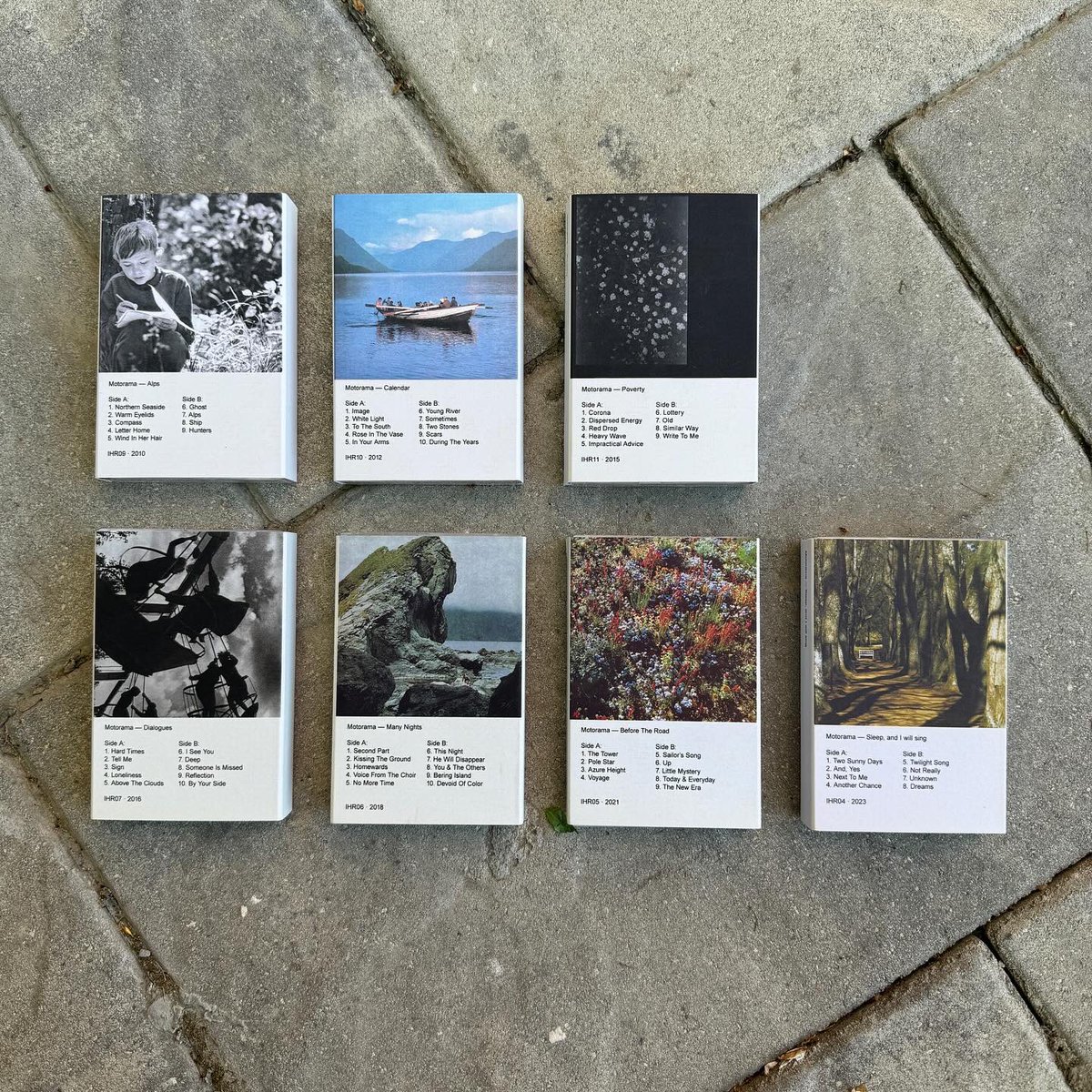 7 albums on cassettes. wearemotorama.com/shop