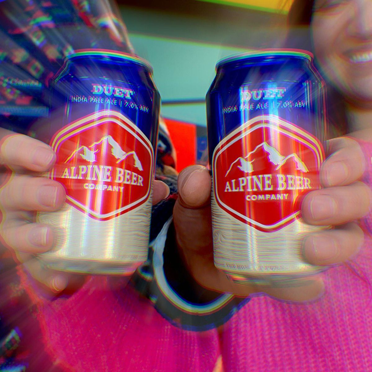 Are you seeing double? #DuetAllNightLong #AlpineBeerCo