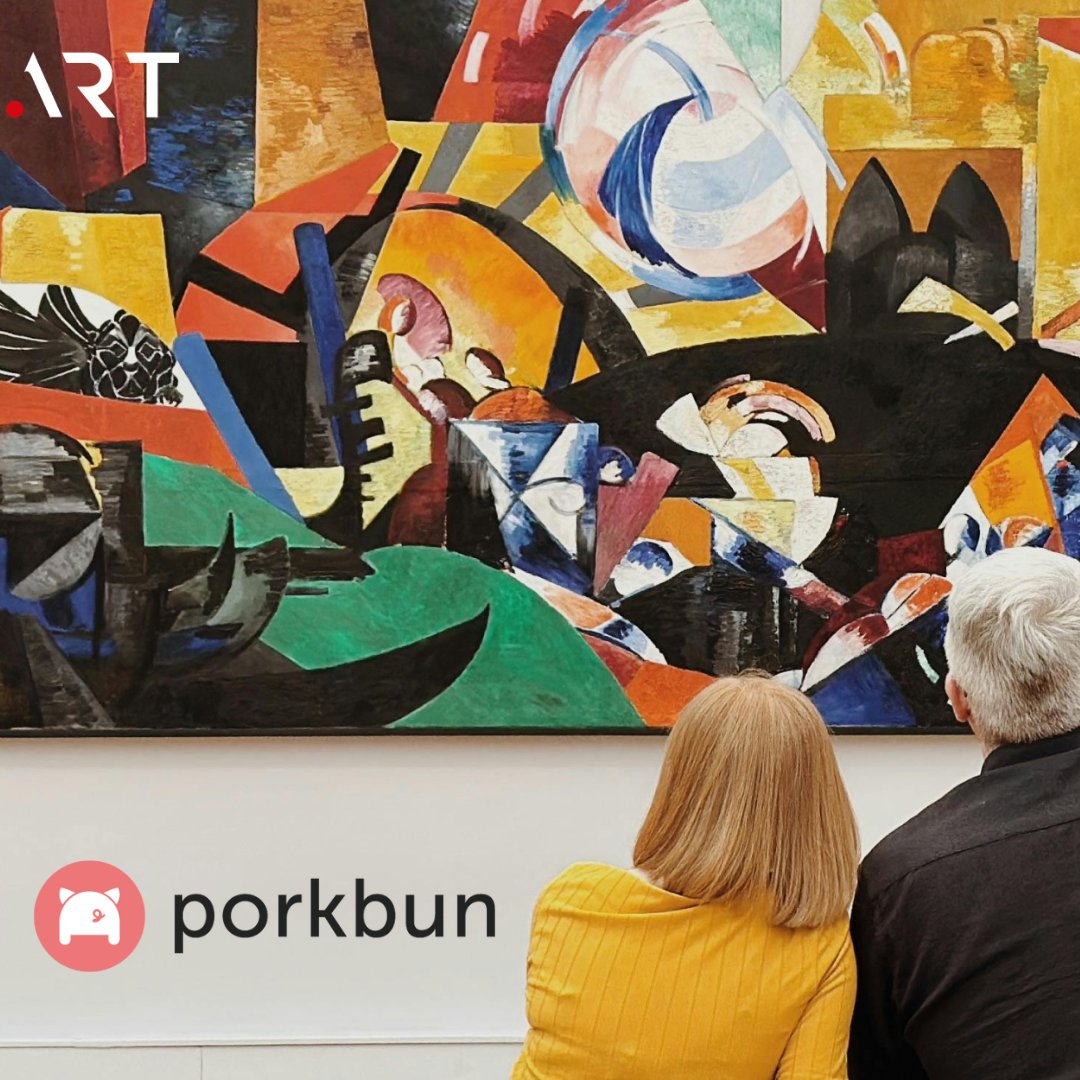 Whether you're an emerging artist, a established professional, or someone rediscovering your creative spark, .ART is your space to bloom. Get yours at Porkbun now and keep celebrating World Art Day all year round!

porkbun.com/tld/art

#PorkbunDomains #Art #Artists
