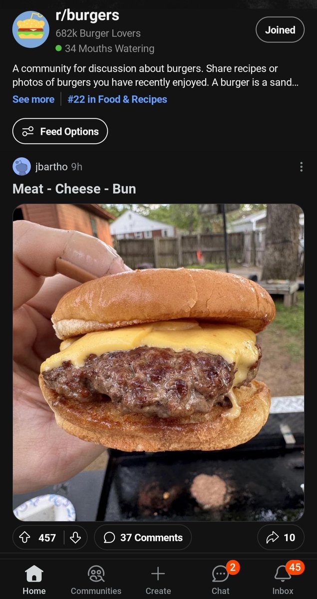 Ironically, Reddit is the easiest place to find normal, well-adjusted people on the internet if you look in the right subreddits. I found one that's just dedicated to people posting pictures of burgers they're about to eat. No drama or anything. Just burgers