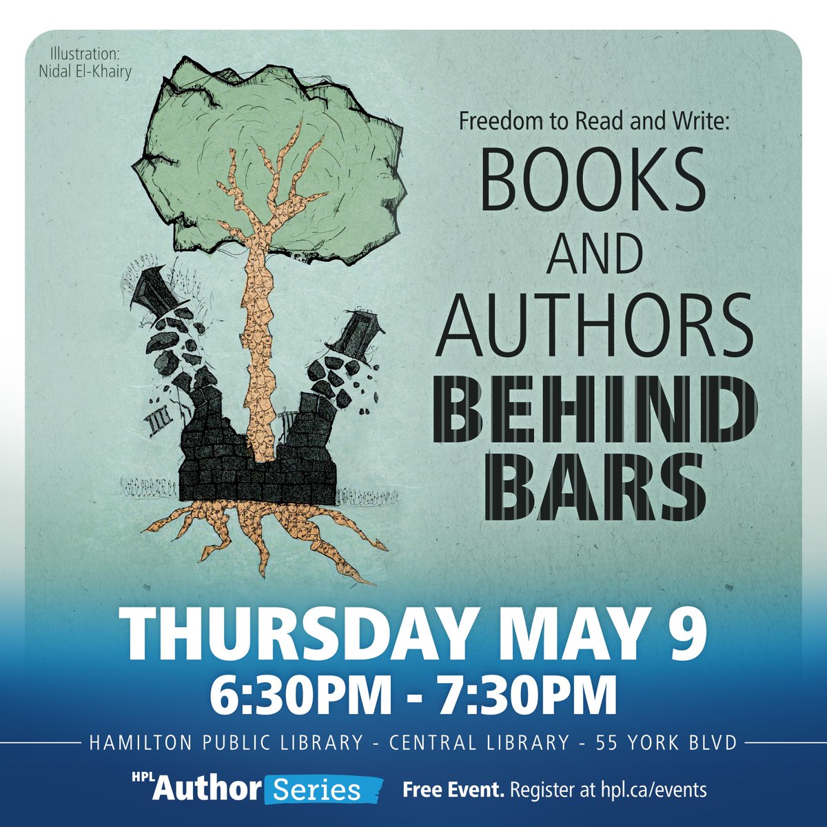 Prisoner publications creator @sarafalconer, former prison librarian Michelle De Agostini and prisoner support worker Pam, discuss prisoners' struggles to access and #write #books behind bars. Register to attend on May 9: events.hpl.ca/event/10426213 #HamOnt @hamilton_bridge