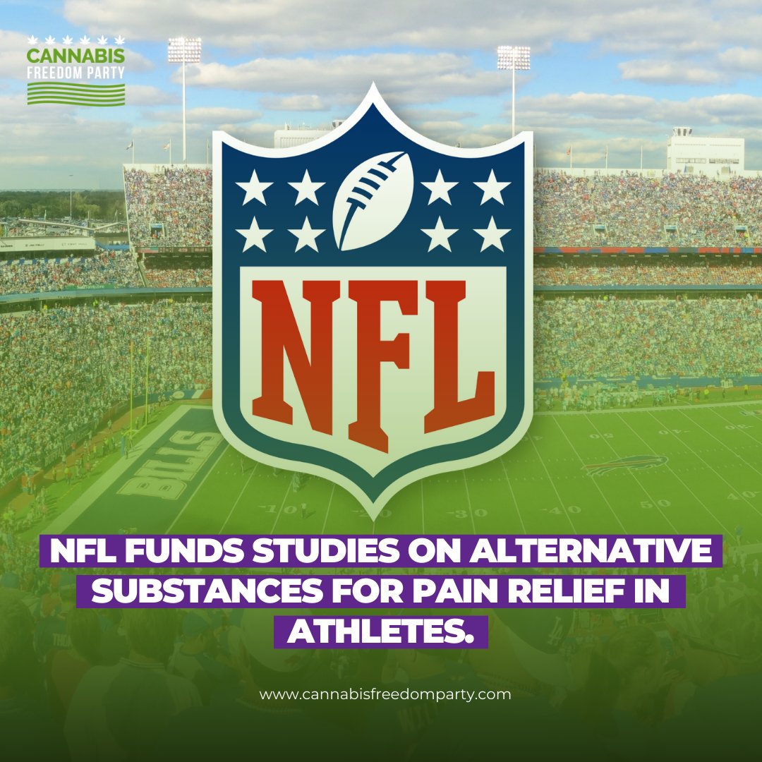 The NFL hoped that the findings from the Cannabis and CBD studies would inform future research on pain management for athletes. 

🌿 Want to help athletes stay in the game? Let's legalize it! Donate and volunteer to CFP.  goodchange.app/donate/cannabi… 

#cfp #legalization