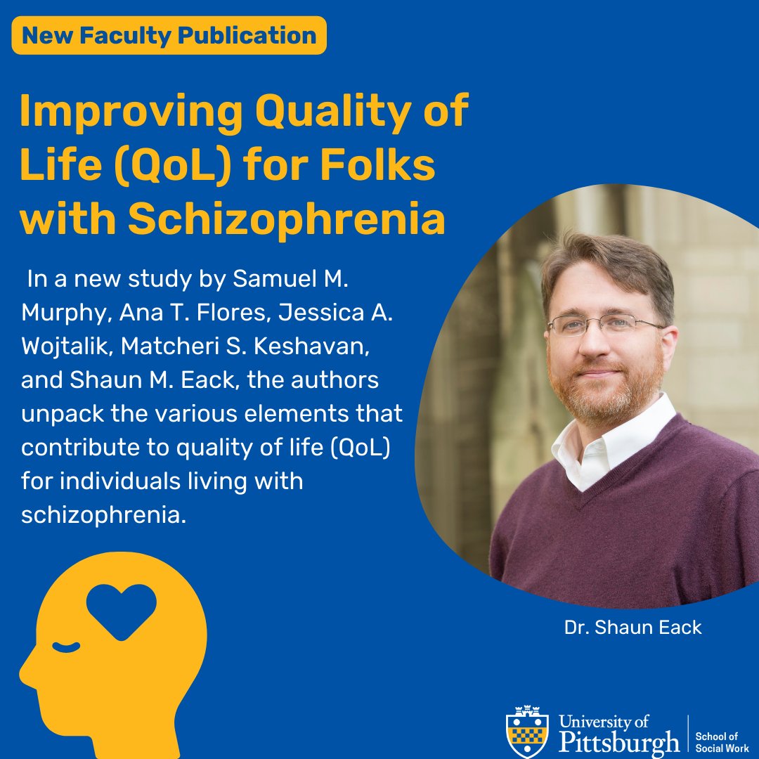 In a new study by Samuel M. Murphy, Ana T. Flores, Jessica A. Wojtalik, Matcheri S. Keshavan, and Shaun M. Eack, the authors unpack the various elements that contribute to quality of life (QoL) for individuals living with schizophrenia. Full Article: ow.ly/P0F850Rk0Z1