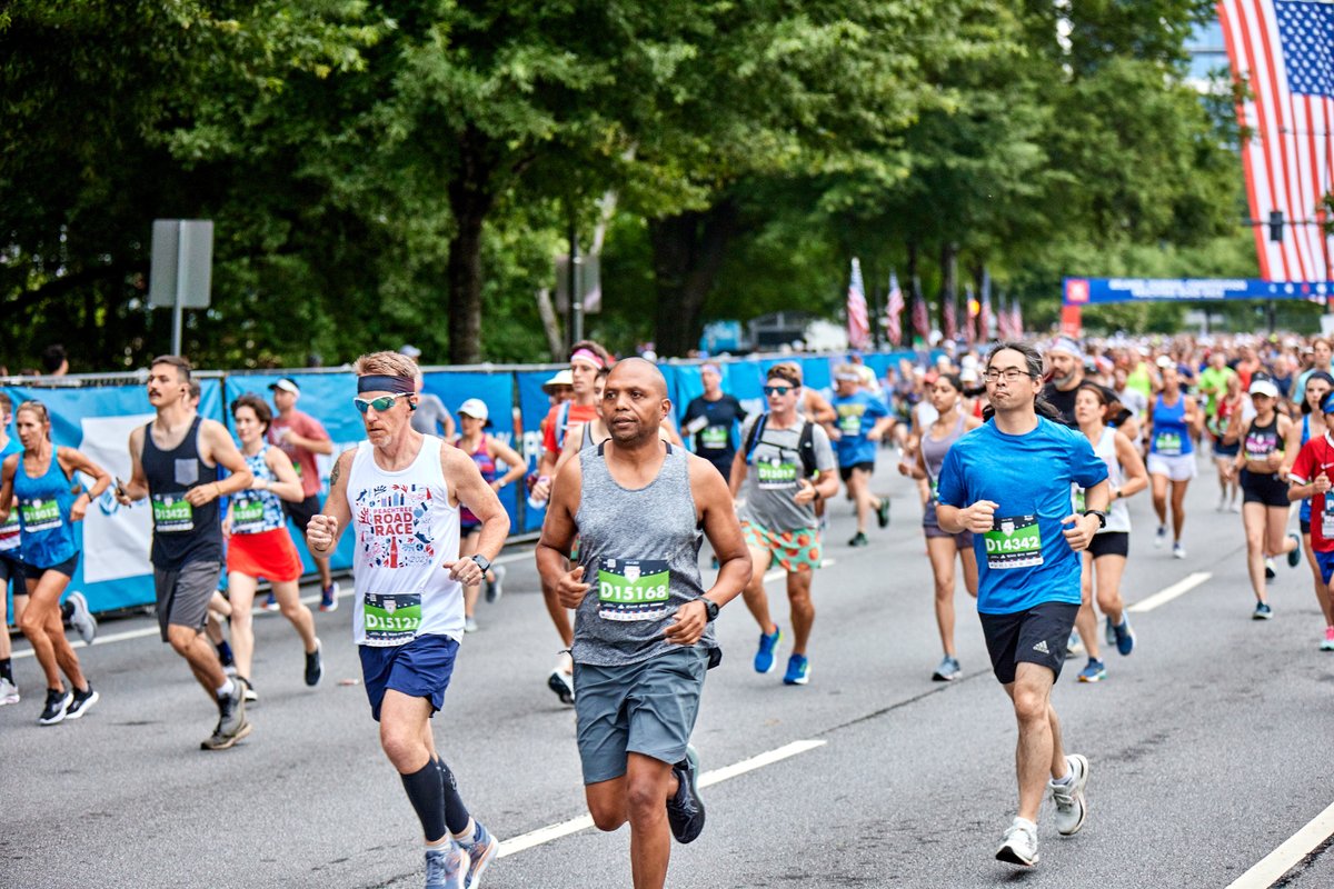 TIME IS TICKING ⏰ Only 2,000 spots left for the AJC Peachtree Road Race at the current price! These spots are filling up fast, so make sure one of them is yours by registering today at bit.ly/AJCPeachtree