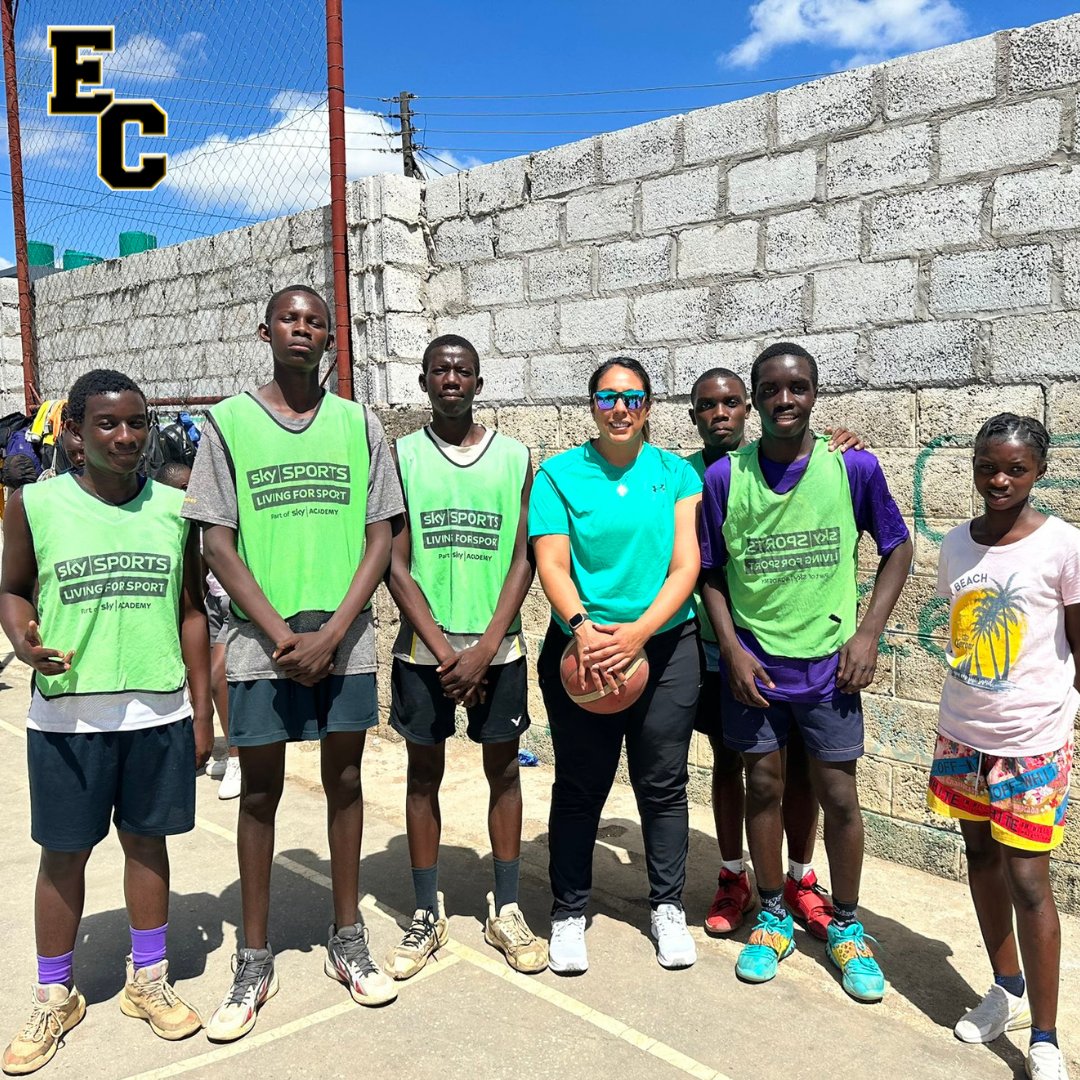 🌍✈️ ECHS Girls' Basketball Coach Vanessa Villarreal is making waves in Africa, spreading the love for basketball far and wide! How amazing is that? 🏀 #UnitedWeHoop #ECProud! #AttendanceMatters #AllMeansAll
