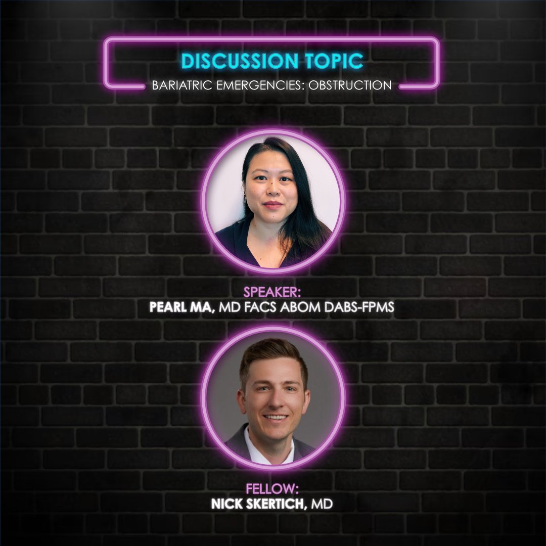 Join the ASMBS Bariatric Surgery Training Committee on Thursday, April 25 at 8:00 PM ET for Bariatric Happy Hour! Visit asmbs.org/webinars/ to register for this and other upcoming events.