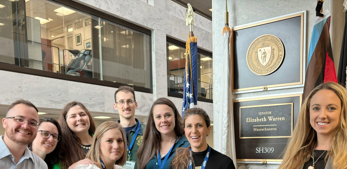 To cap off our @CWLAofficial Conference meetings, we met with @SenWarren's office alongside our friends at @PCG_US. Advocating at the federal level is paramount in implementing policy changes that promote the well-being of children, young adults, & families across the country.