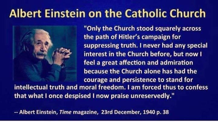 The Catholic Church saved more Jews during the holocaust than all other organizations combined.