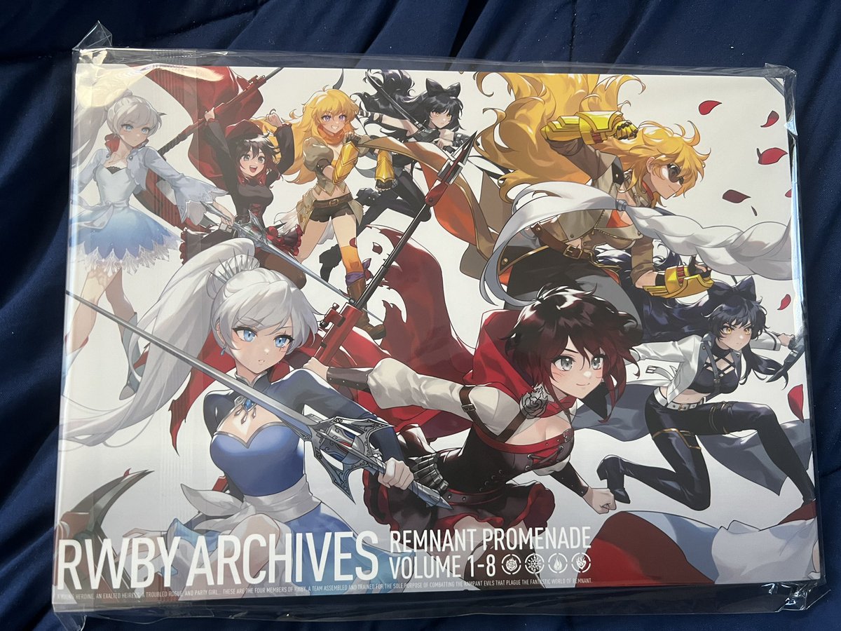 Yeeees my RWBY Archives Remnant Promenade book came! XD Already