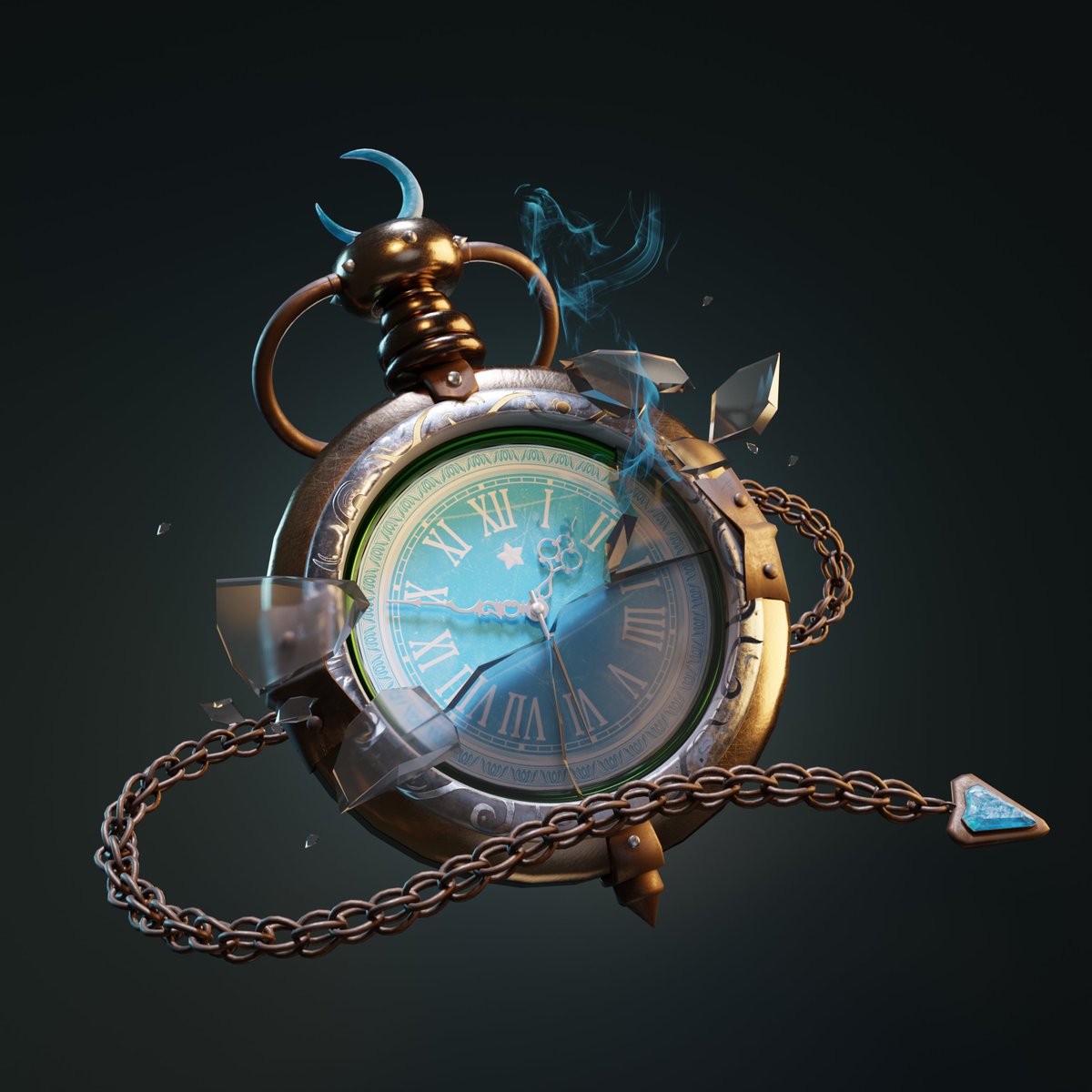 Vitaliy_Mrochko's tweet photo. Made a new 3d work from photo: "Pocket Watch"
#b3d #Blender #watch #pocketwatch #rollex https://t.co/wnPQm6gC9T