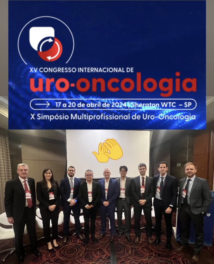 XV Congresso Internacional de Uro-oncologia. Dia cheio de atualizações em imagem GU com um time de craques!