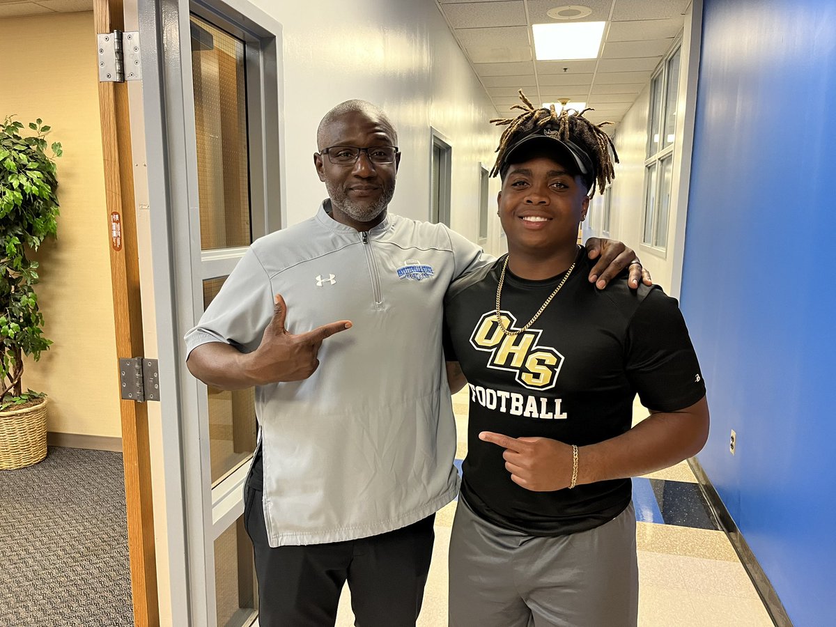 Chris Foy (RB/LB) Class of '25 from Oakleaf High School Orange Park, FL had a great visit at Fayetteville State University