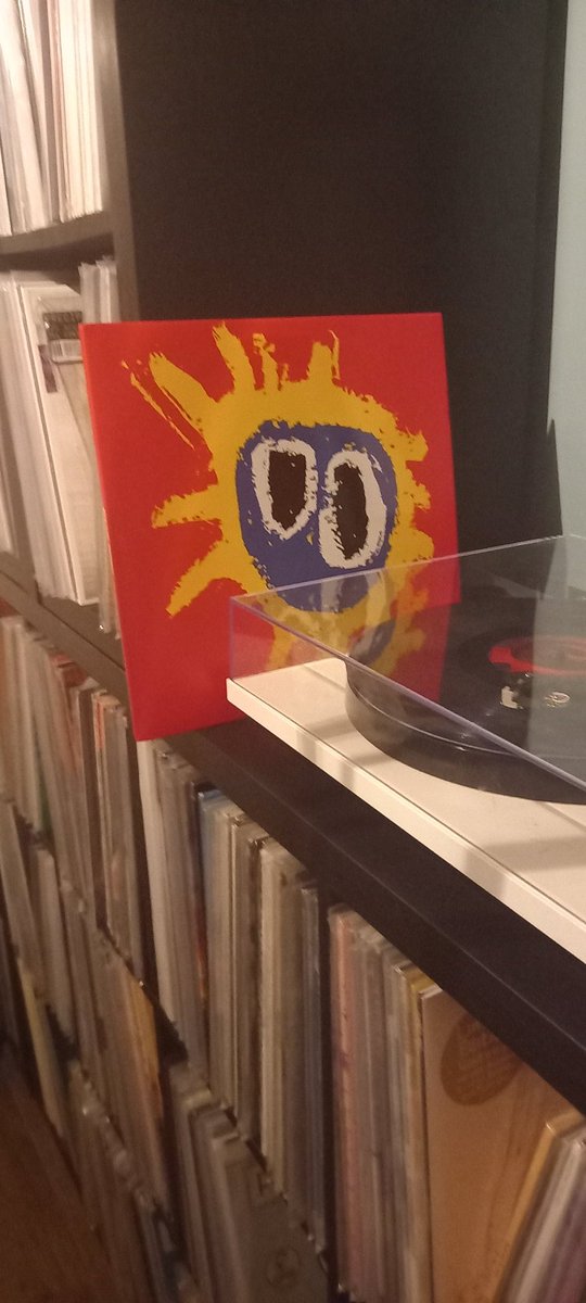 'Screamadelica' from @ScreamOfficial, one of the greats, so many great memories associated with this brilliant record, stand out track for me and one of my favourite songs to this day, 'Damaged', pure class. #vinyl #NowPlaying