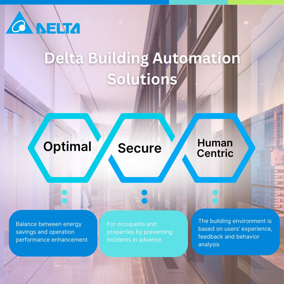 Discover Delta's Building Automation solutions: human-centric, energy-efficient, and secure IoT platform. Seamlessly integrate for smarter buildings. Discover more: bit.ly/SmartBuildingS…
#DeltaElectronics #SmartBuilding