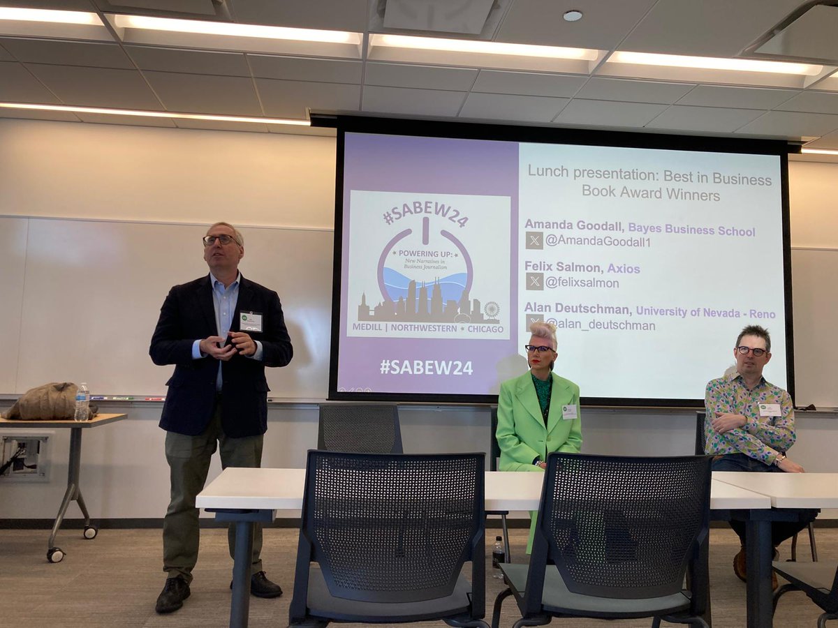 Great to be at SABEW conference in Chicago to have "Credible" recognised as Best Business Book in Leadership and Management. Thank you SABEW #SABEW24 #sabew #bayesbusinessschool