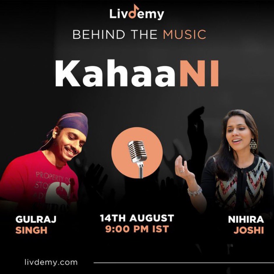 LivDemy's tweet photo. Heartiest Congratulations to @Gulraj_Singh for winning the #Filmfare Best BG Score award, and @nandini_srikar for Best Playback singer - Female, for the film #Unaad.
At @livdemy, we had two sessions on @get2nihira's #KahaaNI series, speaking with both.
👉🏻 https://t.co/4Qu6Zf268a https://t.co/Cy1hn7VK1Y
