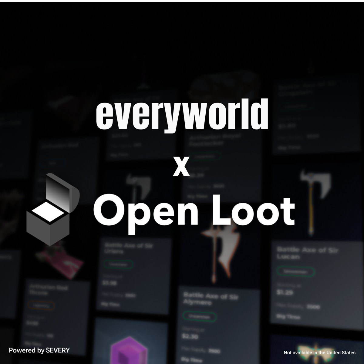 Everyworld promotes novel video games and tech products like @OpenLoot, a web3 gaming platform and marketplace that hosts popular games like @playbigtime. Everyworld Season 2 is coming, get a head start by following @OpenLoot – this is just the start.