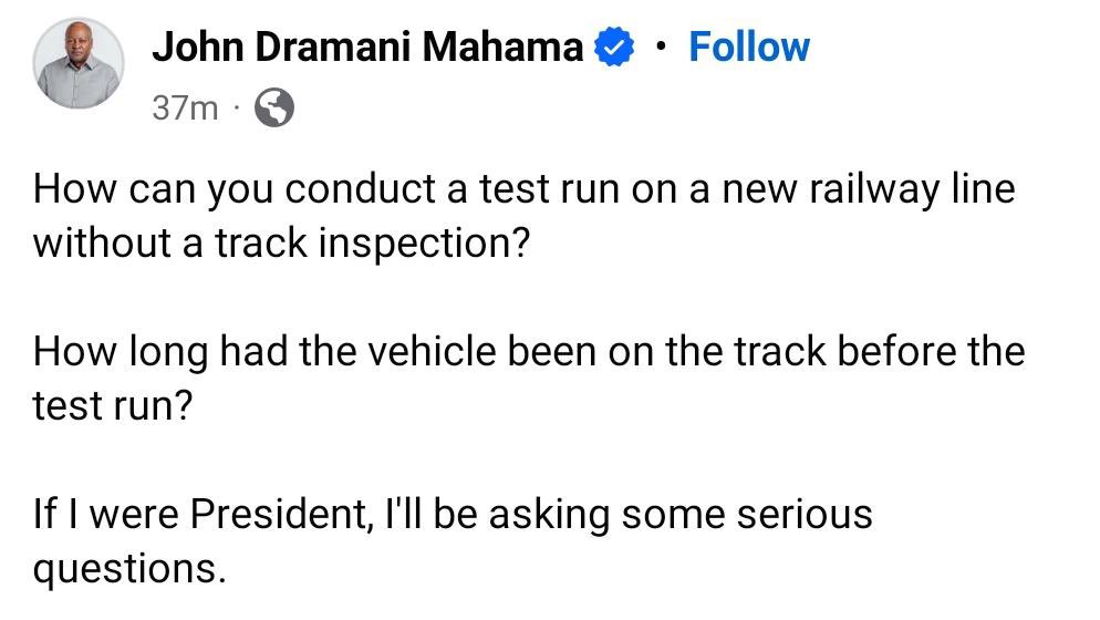 Dear @JDMahama, you’ve once again proved beyond any reasonable doubt not to be of yourself, I don’t know what May have been the reason but it’s just not funny anymore. Today, @ghonetv interviewed the car owner, whose car was involved in the accident and he stated categorically