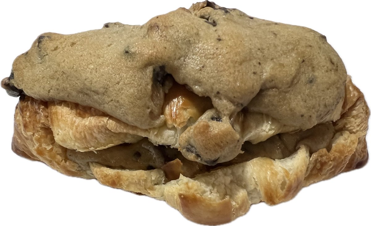 Available SAT APRIL 20th ONLY! Limited quantities so don’t miss your chance to try these deliciously unique treats! Latest viral sensation on TikTok, the CROOKIE is a croissant stuffed w chocolate chip cookie dough! You gotta try what everyone is raving about!