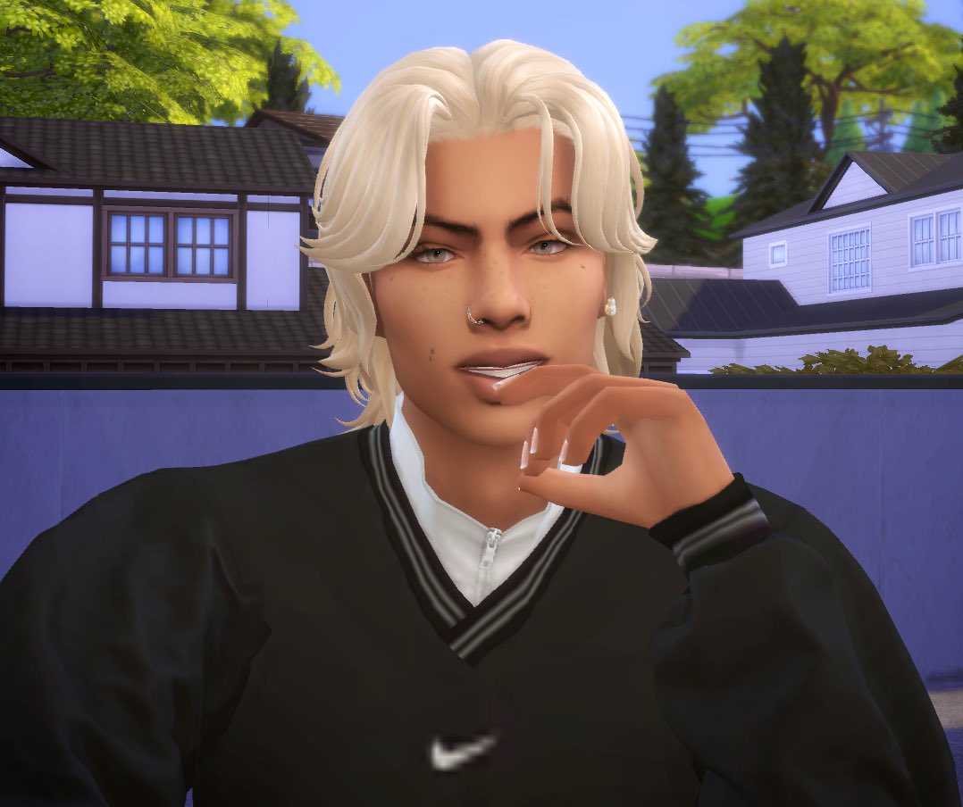 CowTippingTy's tweet photo. Vaughn Souza // Mt. Komorebi
My current gameplay sim. Didn’t know where else to post this so here it is #Sims4 https://t.co/6lqh4HLKT4