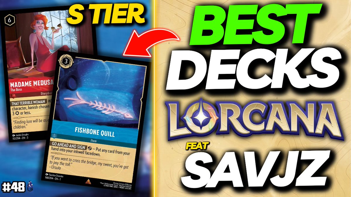 Episode 48 just dropped! This week we're joined by @Savjz to answer the most important questions leading into Store Championships So, What's the Best Deck? Really? youtu.be/osmtLrS4RcQ