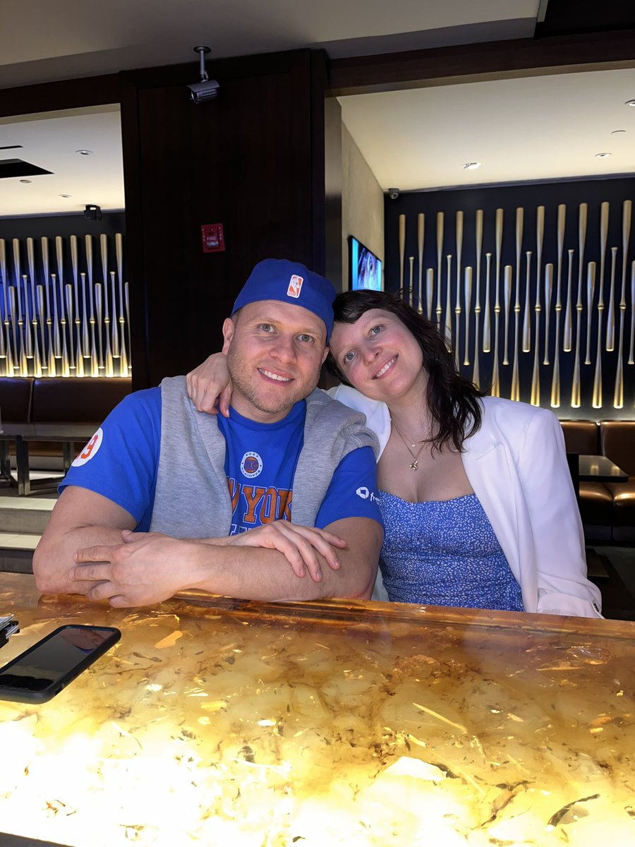 <a href="/KendraRandle_/">Kendra Randle</a> Trying to bring my good luck charm <a href="/paragonnfts/">Paragon (Vera)</a> (vpascal20 on IG / l_capitan23 on IG) to Game 1. 
Go Knicks 🧡💙