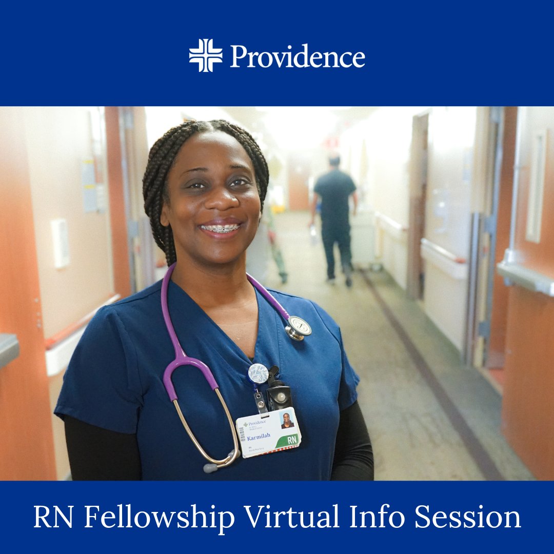 Providence is hosting an RN Fellowship Virtual Info Session on May 29 for nurses interested in changing their specialty. Speakers include Providence’s COO, Clinical Educators & more. Looking for a sign to make a change in your career? Register today: providence.avature.net/rnfellowship?j…