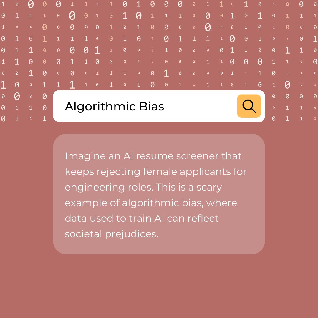 In the world of AI, bias is not a bug; it's a feature of the data we feed it.

e.g. Amazon's AI recruiting tool that was biased against female candidates (they scrapped the project, btw).

This is a stark reminder of algorithmic bias at play.

#AlgorithmicBias  #EthicalAI