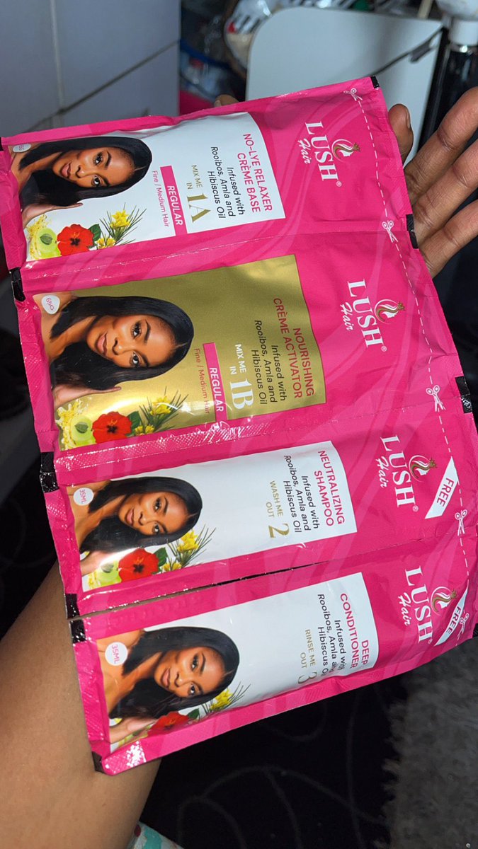 Have you guys tried the new 4 in 1 lush hair relaxer, hmm it’s so amazing used it today and was amazing