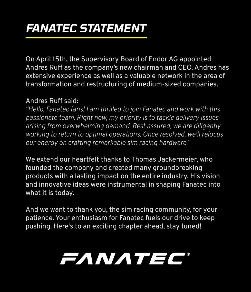 FANATEC tweet media