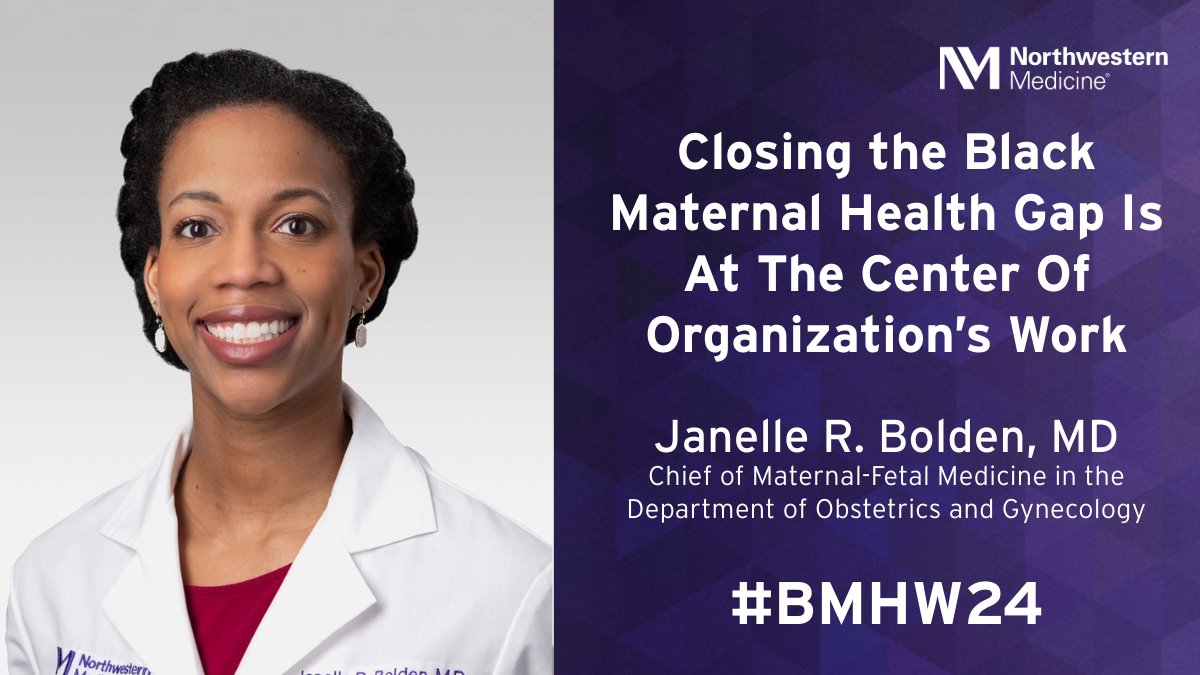Janelle R. Bolden, MD (@docjbolden1), discusses the importance of #BlackMaternalHealthWeek and the  #MaternalMortality rate for #Black patients, which is three times as high for Black patients as it is for non-Hispanic white patients.  citizennewspapergroup.com/news/2024/apr/…