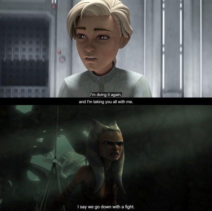 Omega and Ahsoka's escape plans
#TheBadBatch #TheCloneWars