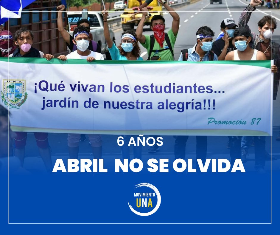 MovUNA1's tweet photo. #19deAbril | Que este mes nos recuerde la importancia de mantener viva la llama de la esperanza y el compromiso de una Nicaragua libre. 

#AbrilNoSeOlvida 🕯️ https://t.co/DiDGT5YQUx