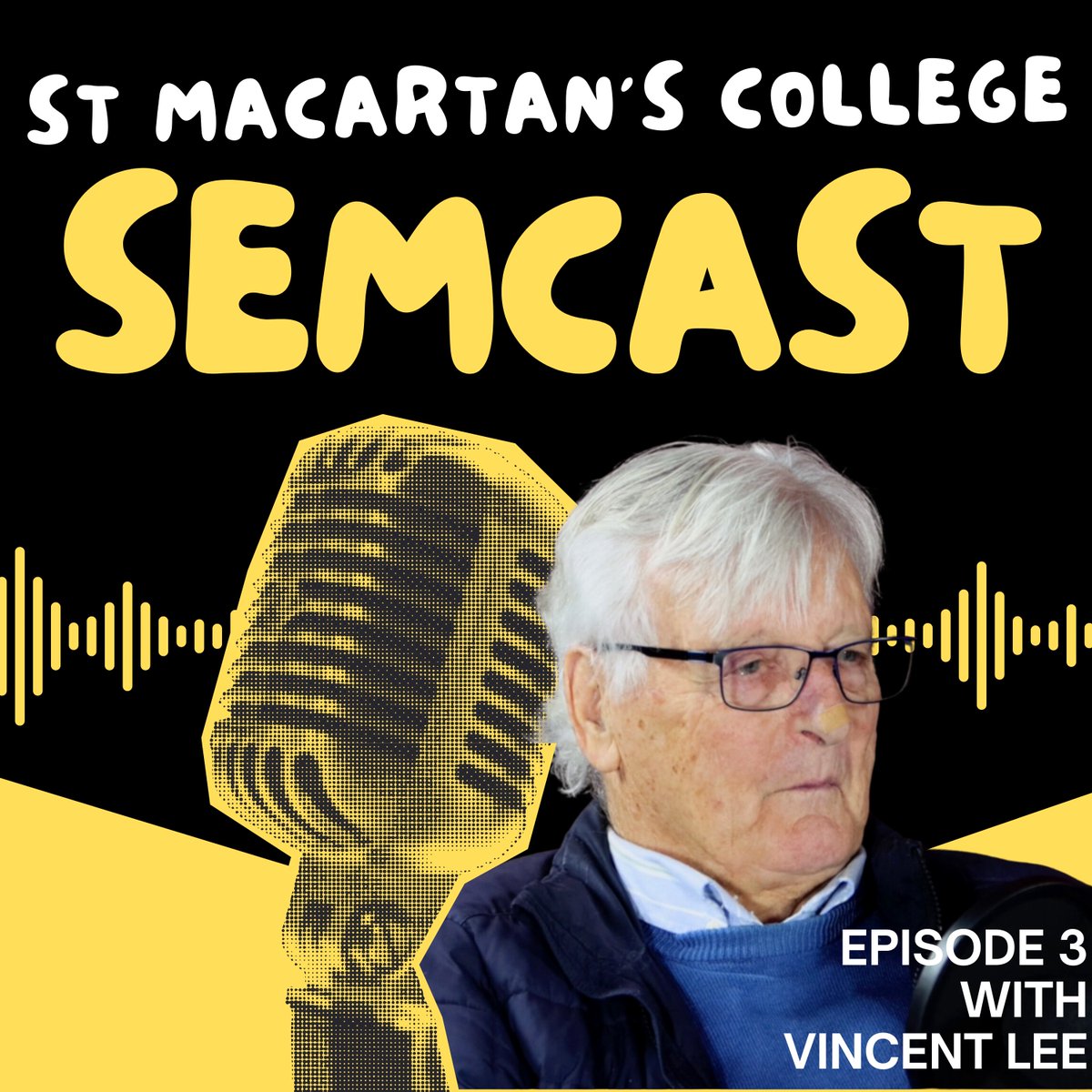 stmacartans's tweet photo. 🎙️ SEMCAST: EP 3 w/ VINCENT LEE

🎧 Listen here - https://t.co/TONA8RMsND 

Vincent Lee joins Éanna, Jack &amp; Conor to muse about his time as a boarder in St Macartan’s back in the 1950’s and then as a teacher here for some 40 years between 1967 and 2007!

#MultimediaEducation https://t.co/lj00mvN9Tg