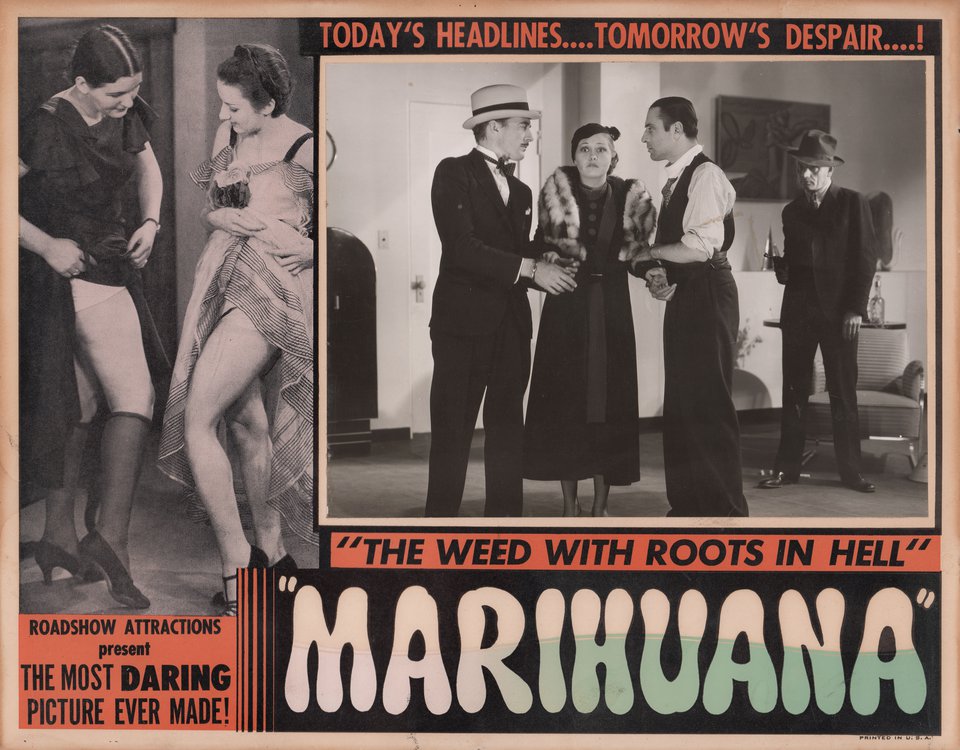 .#saturdaynight at the #movies starts at 6p w/@thethreestooges. At 8p, @Svengoolie unleashes 'The Wolf Man' with Lon Chaney Jr. in this @UniversalPics classic! At #Midnight as 4/20 ends, the #Buffalo @OffBCinema beatniks screen the 30's exploitation 'Marihuana' @WBBZ TV 5 (Ch67)