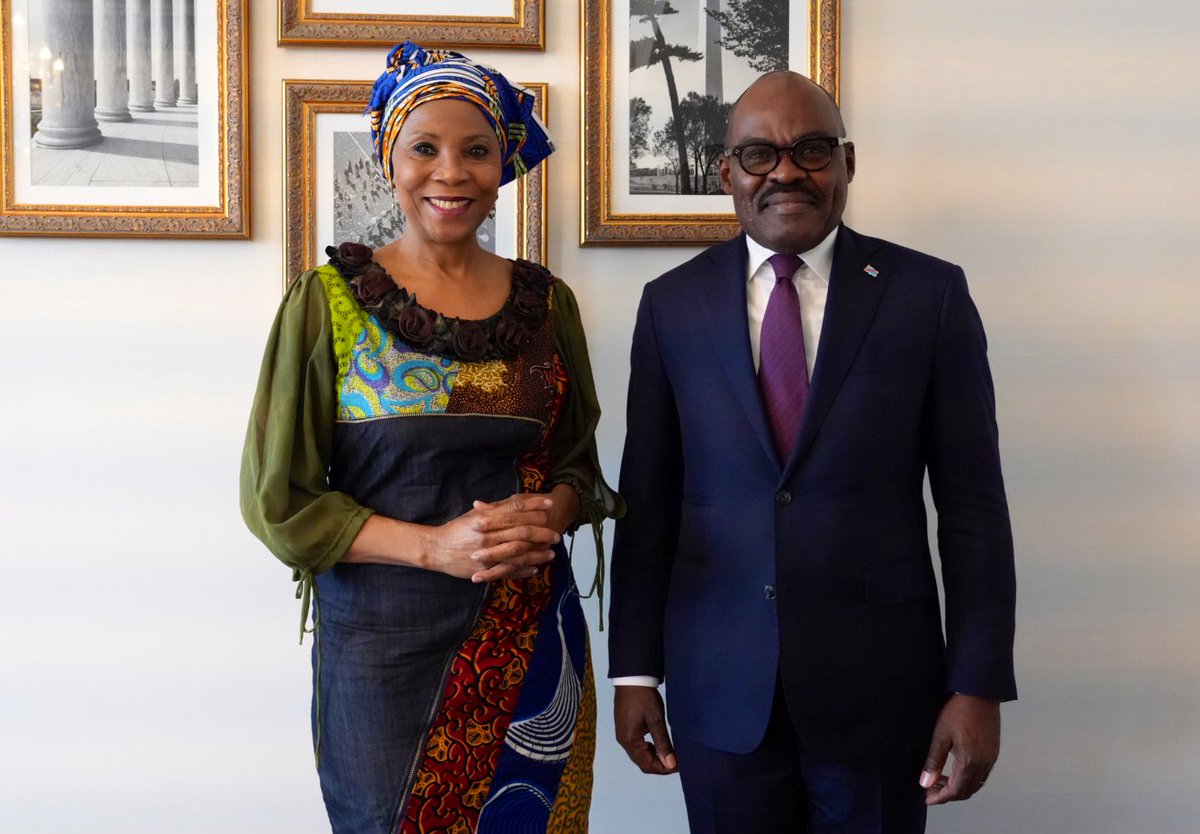 🙏🏾 @nskazadi for an enriching discussion on #DRCongo gov priorities & joint efforts to accelerate inclusive & sustainable dev @UNDP is committed to supporting the government & ppl of the #DRC in building innovative dev financing mechanisms to boost the #SDGs #SpringMeetings