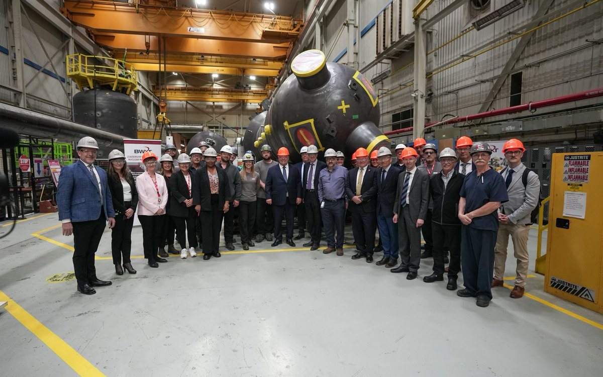 Nuclear energy is helping power Ontario’s future and creating good-paying jobs along the way! I’m thrilled by today’s announcement that BWXT Canada is investing another $80 million in their Cambridge nuclear manufacturing plant and creating more than 250 new skilled and