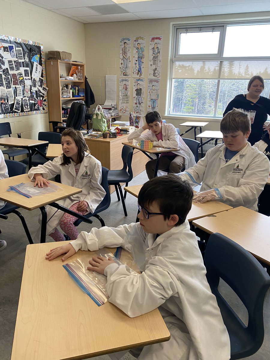 Thanks so much to Ms. Gallivan for teaching us how to make ice cream at todays junior high wellness day!