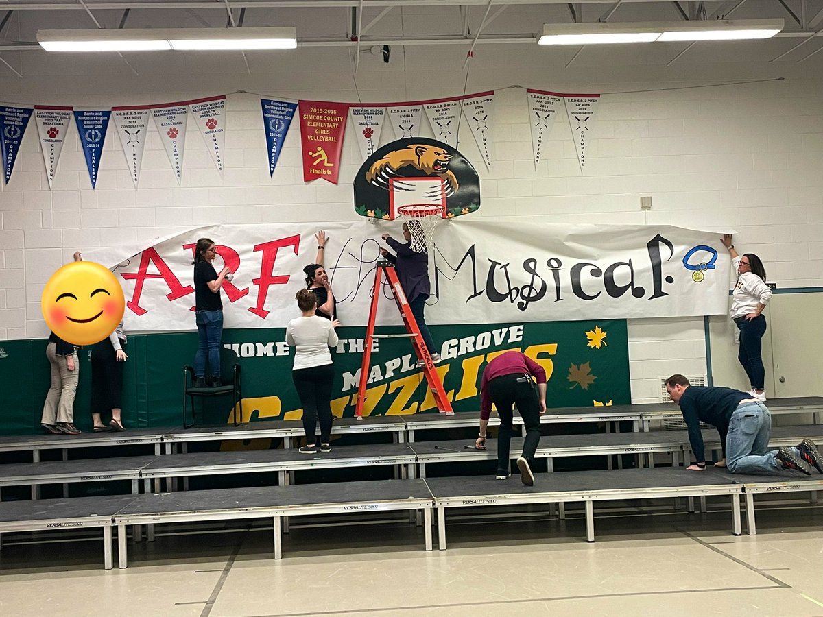 MapleGrovePS's tweet image. Preparations are underway for &quot;ARF- The Musical!&quot; 🎶