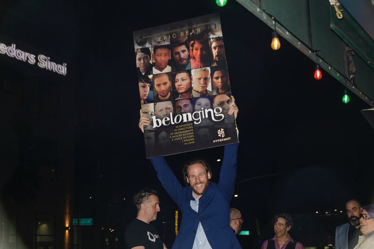 ericgouldbear's tweet image. After party at the Apple TV premiere of #BelongingTheSeries with Maarten Witteveen, Josef Bette, @LanceMungia, Eric Bear, Cristina Mercado and Edward Dawson Taylor (@BecomeCGPro). 

📸: Matt Stasi