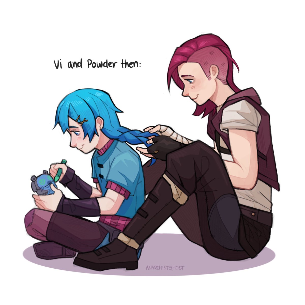 anarchistghostt's tweet image. Over 6 years later

#jinx #vi #arcane