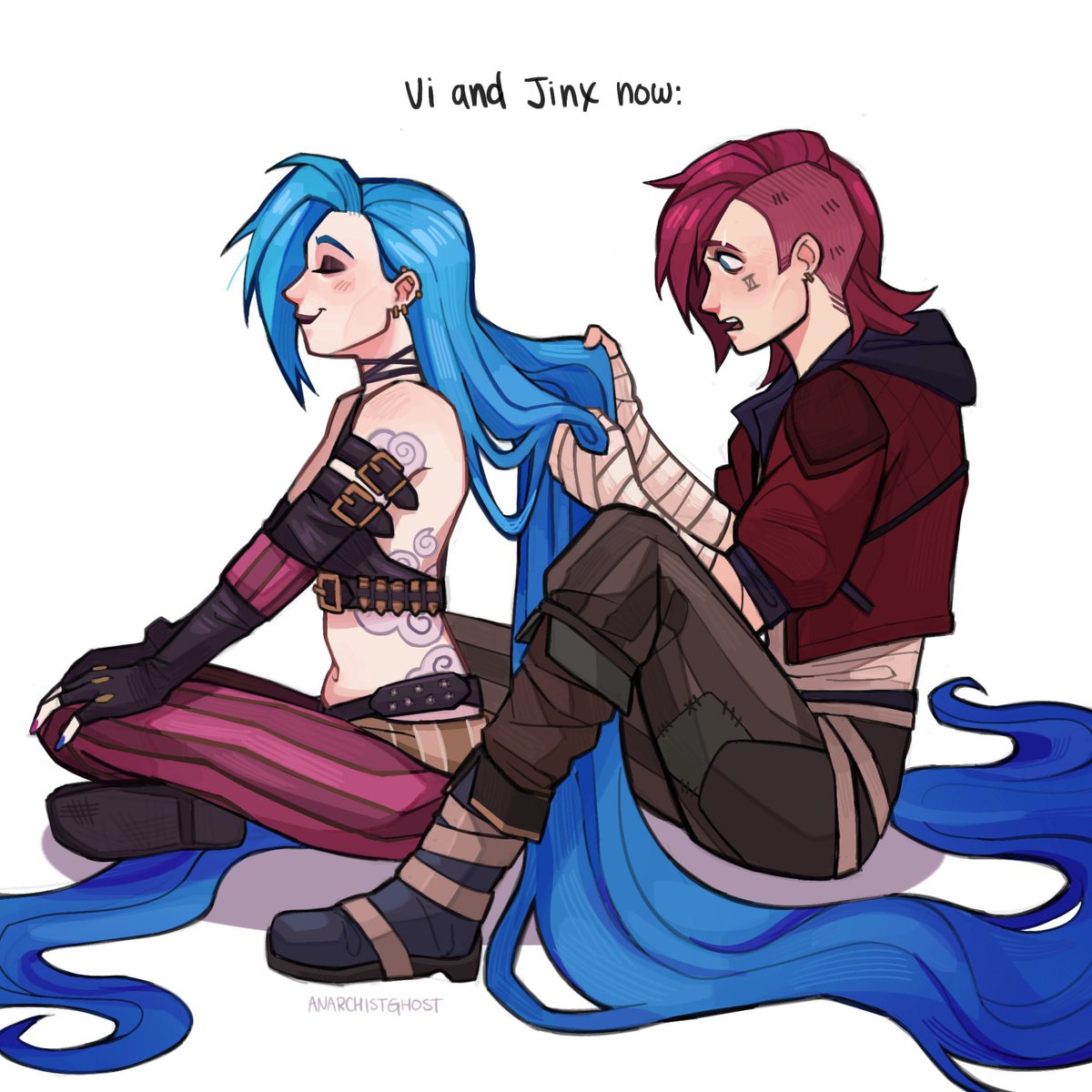 anarchistghostt's tweet image. Over 6 years later

#jinx #vi #arcane