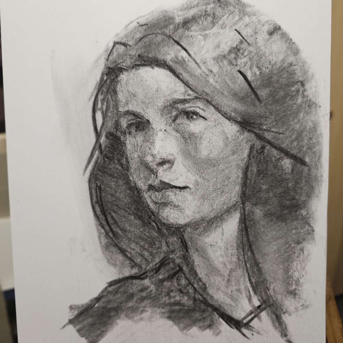 Portrait study in charcoal

Drawing faces
Portrait artist 
Portraits in charcoal
Artists on Instagram
#art #artist #fineart #portraitartist #charcoal #charcoalartist